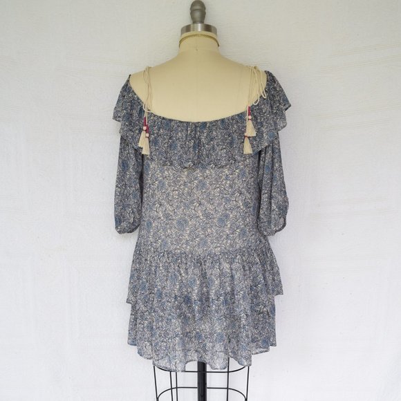 Rebecca Minkoff Dexter off shoulder Ruffled Dress - Picture 7 of 8